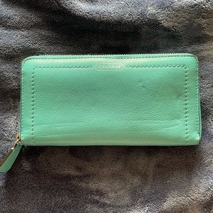 Coach accordion wallet